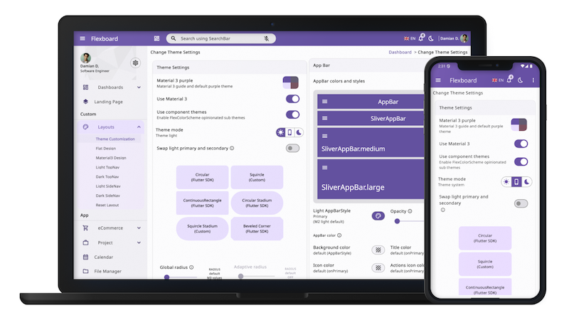 Flexboard - Customize Theme