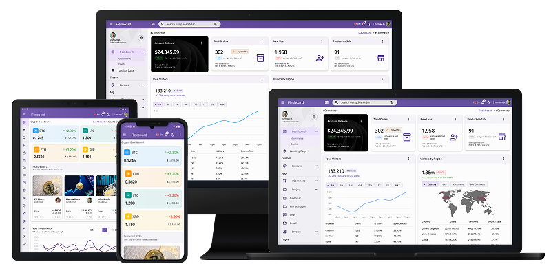 Flexboard - Responsive flutter App